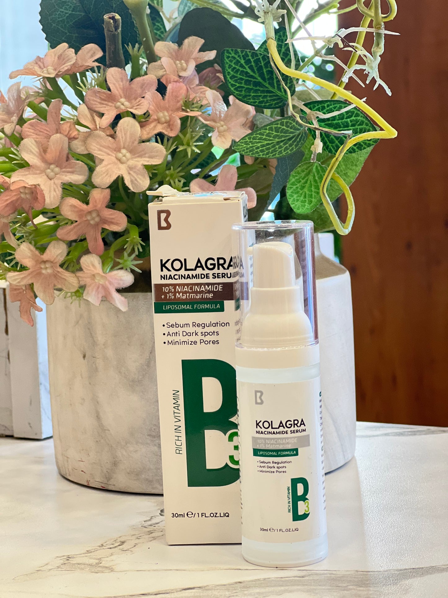 Kolagra niacinamide 10% + zinc 1% serum 30ml