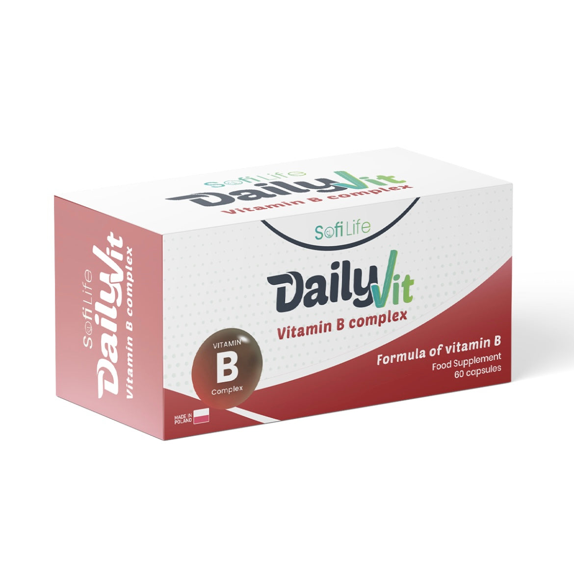 Sofi Life DailyVit Vitamin B Complex 60 Capsules