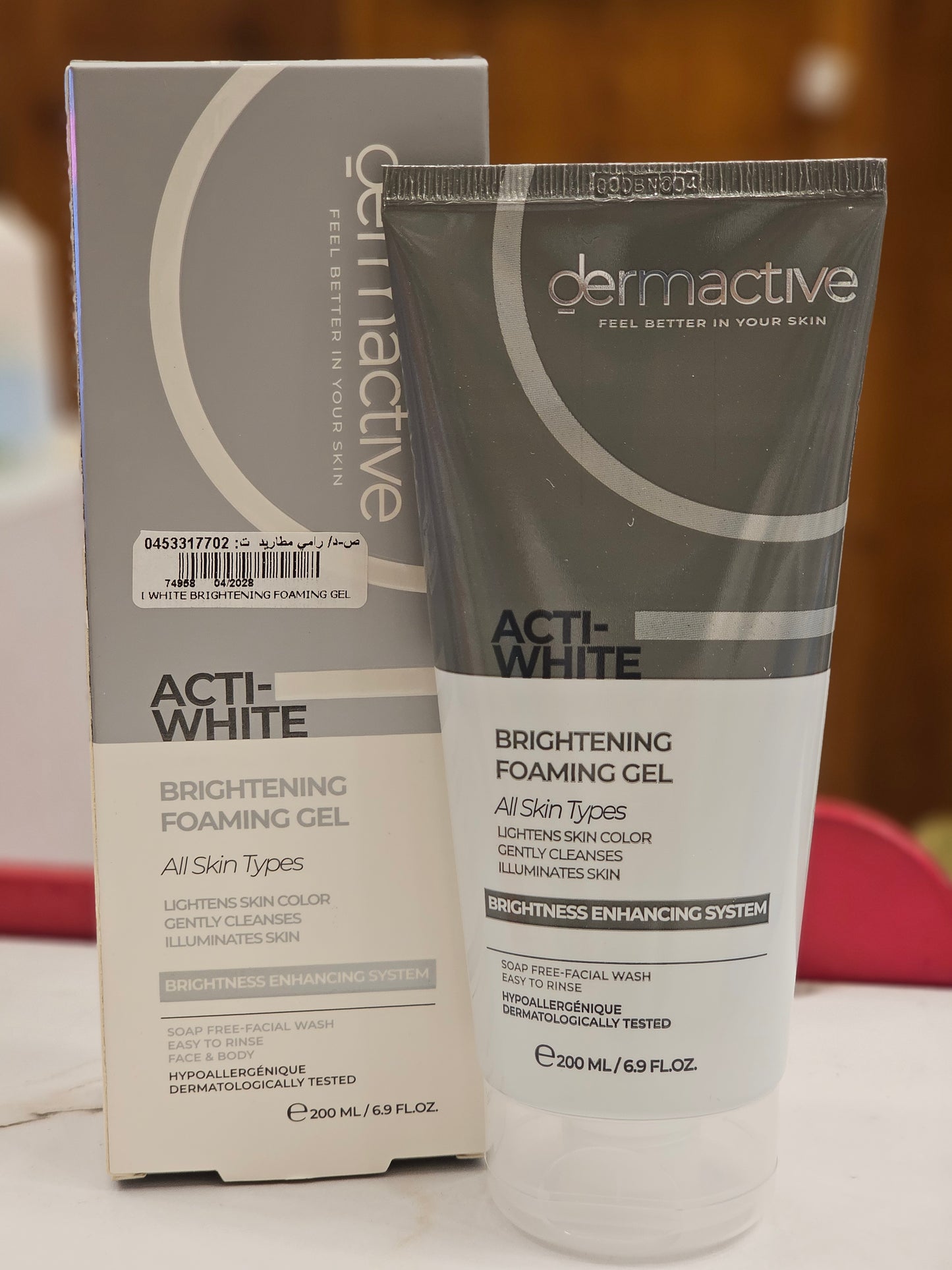 Dermactive acti-white Brightening Foaming Gel 200 ml