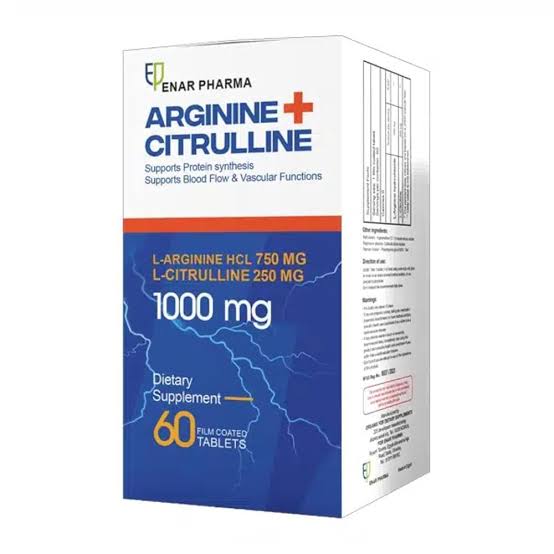 Arginine+ citrulline 1000 mg 60tab