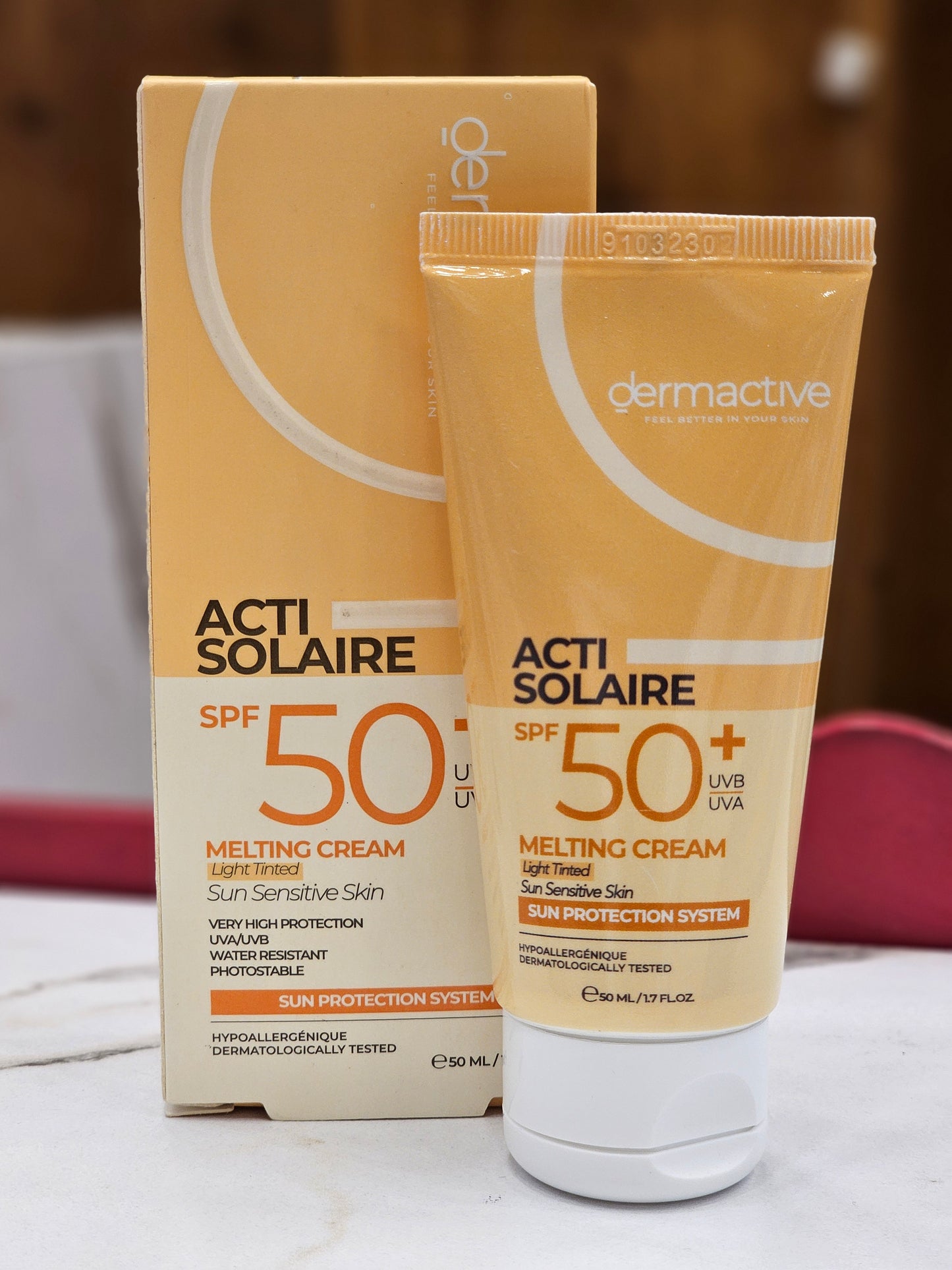 Dermactive acti-solaire Melting Cream (light tinted) Spf 50+ 50 ml
