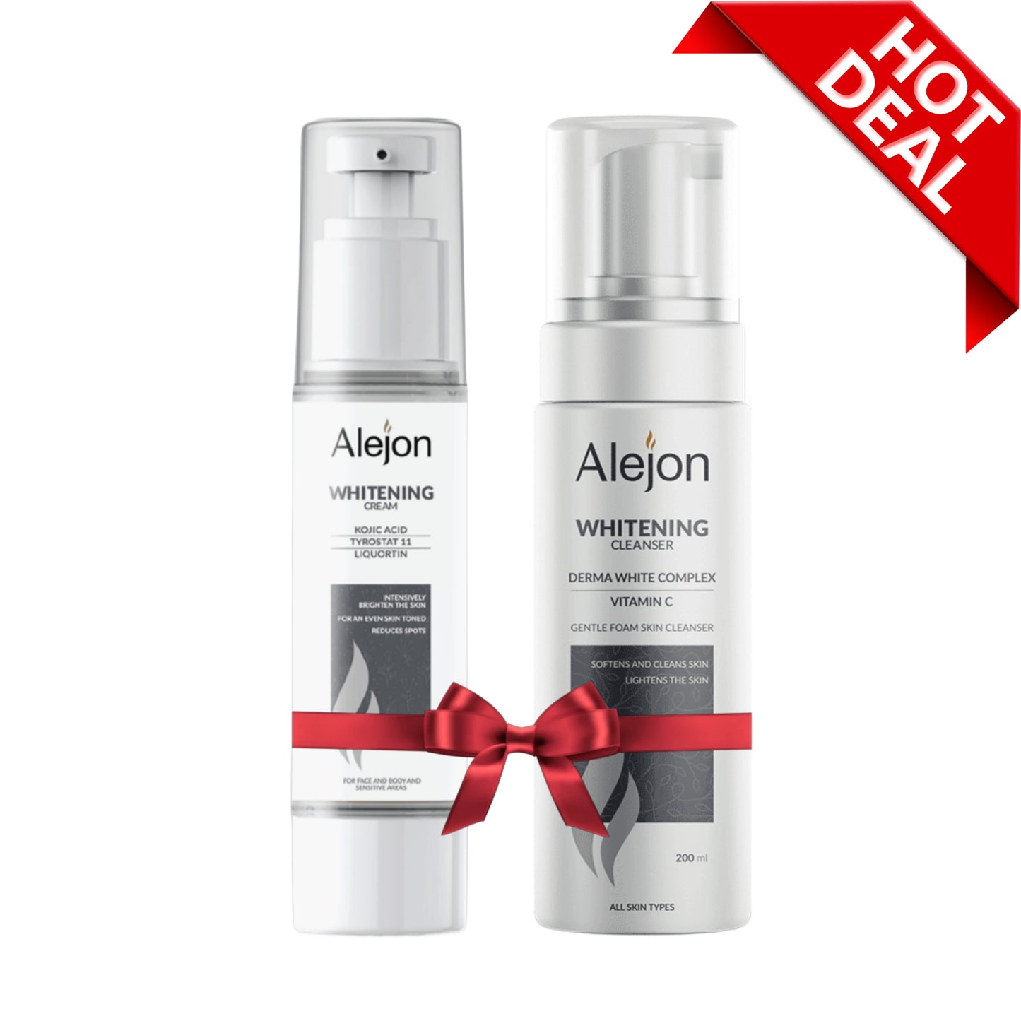 Alejon Whitening Cream 50ml & Whitening Cleanser 200ml Offer