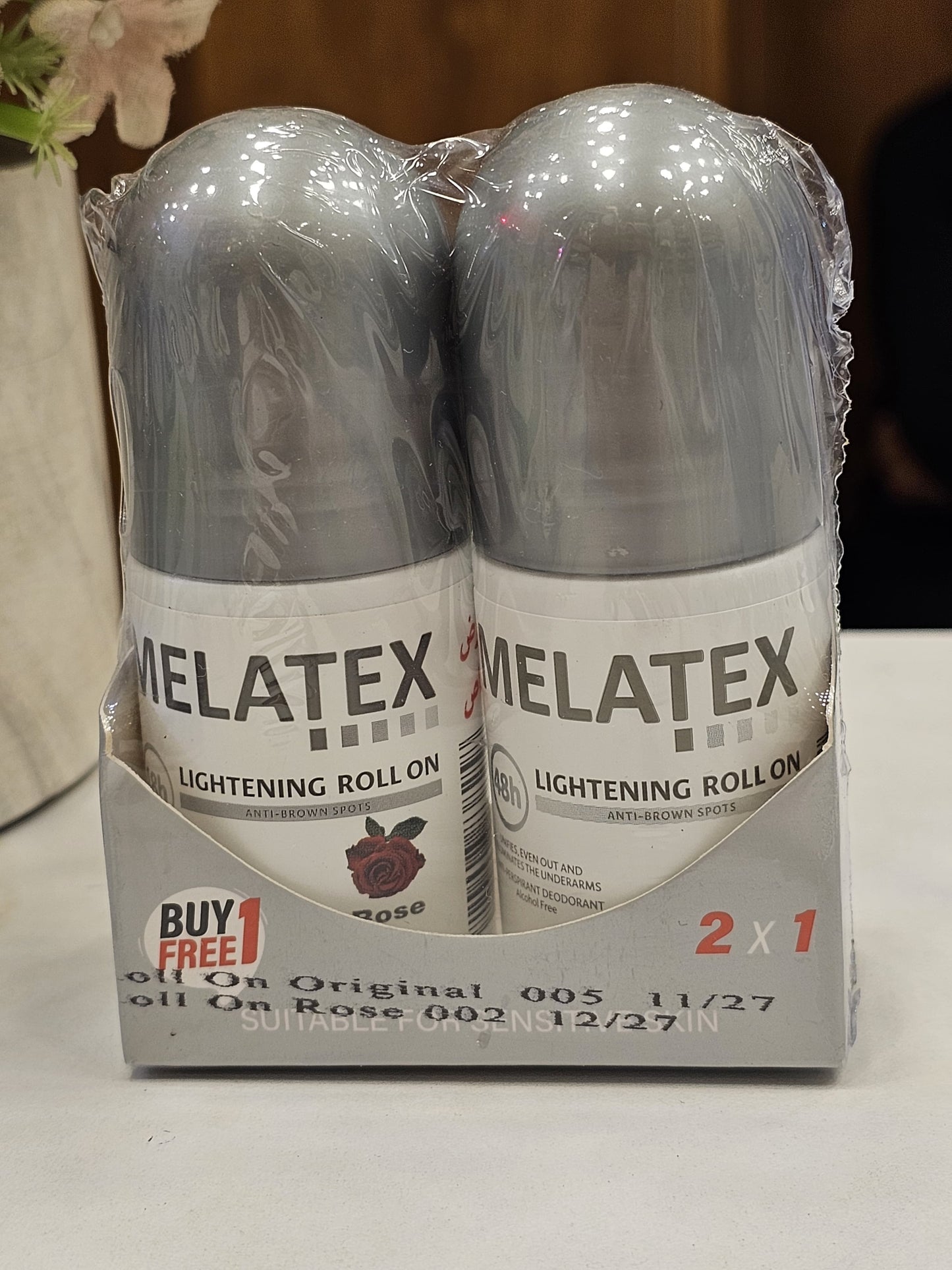 Melatex lightening roll on (1+1) offer