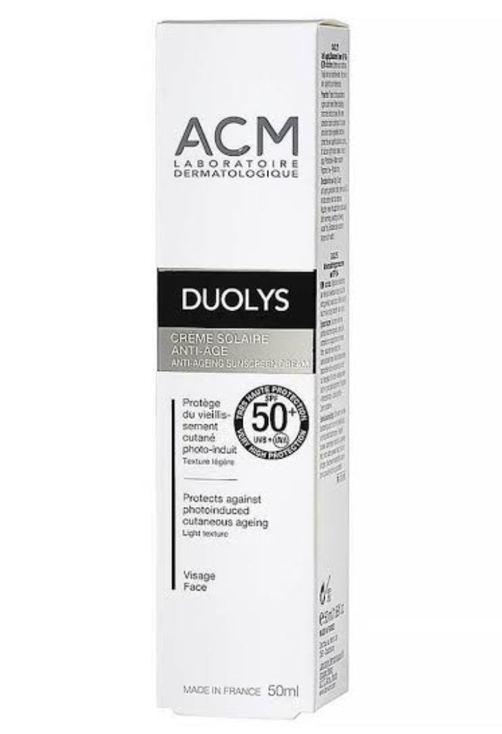 ACM DUOLYS anti aging sunscreen cream 50 ml