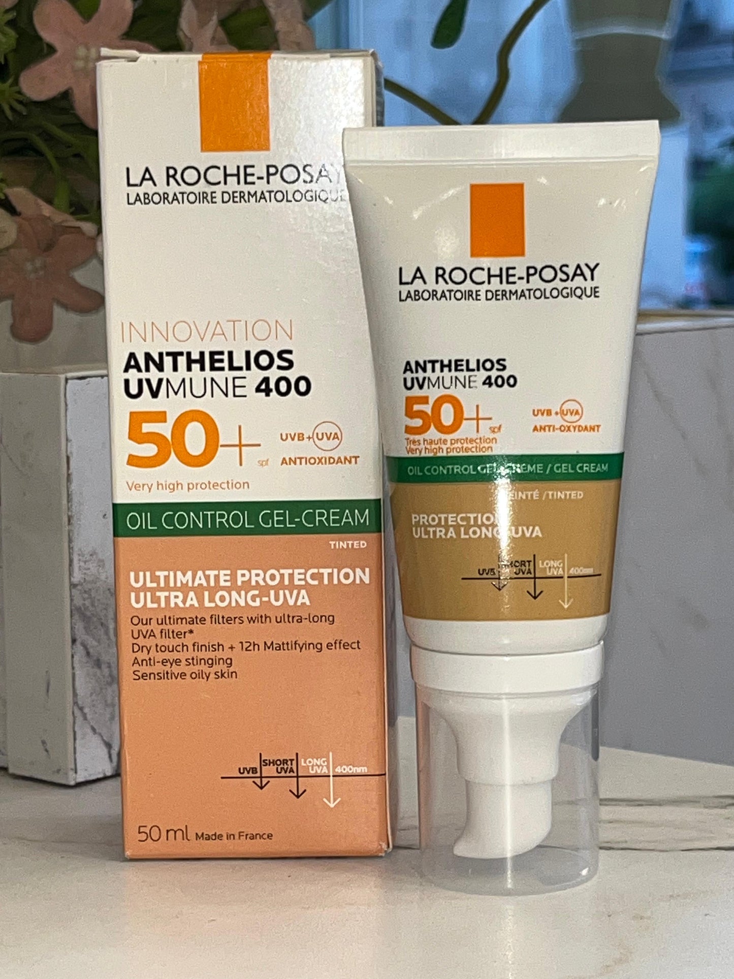 La Roche-Posay Anthelios oil control gel cream SPF 50+ tinted 50 ml