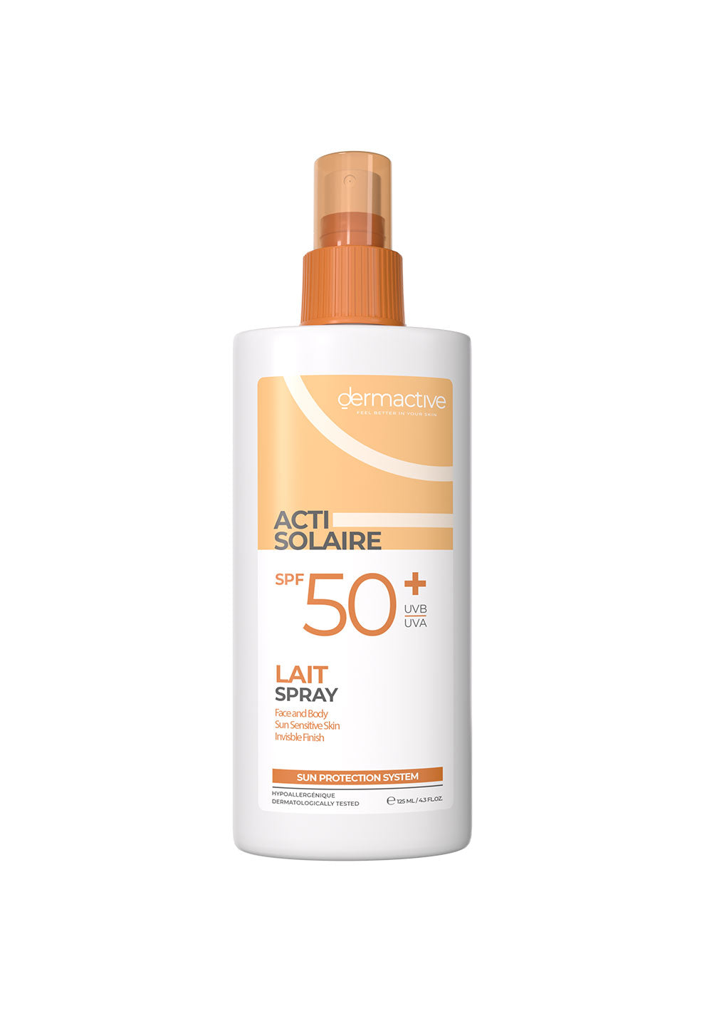 Dermactive acti-solaire Lait spray Spf 50+ 125 ml