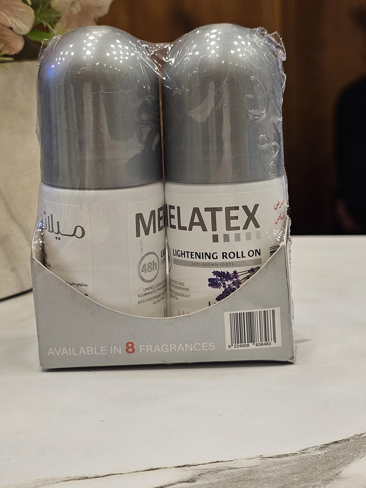 Melatex lightening roll on (1+1) offer