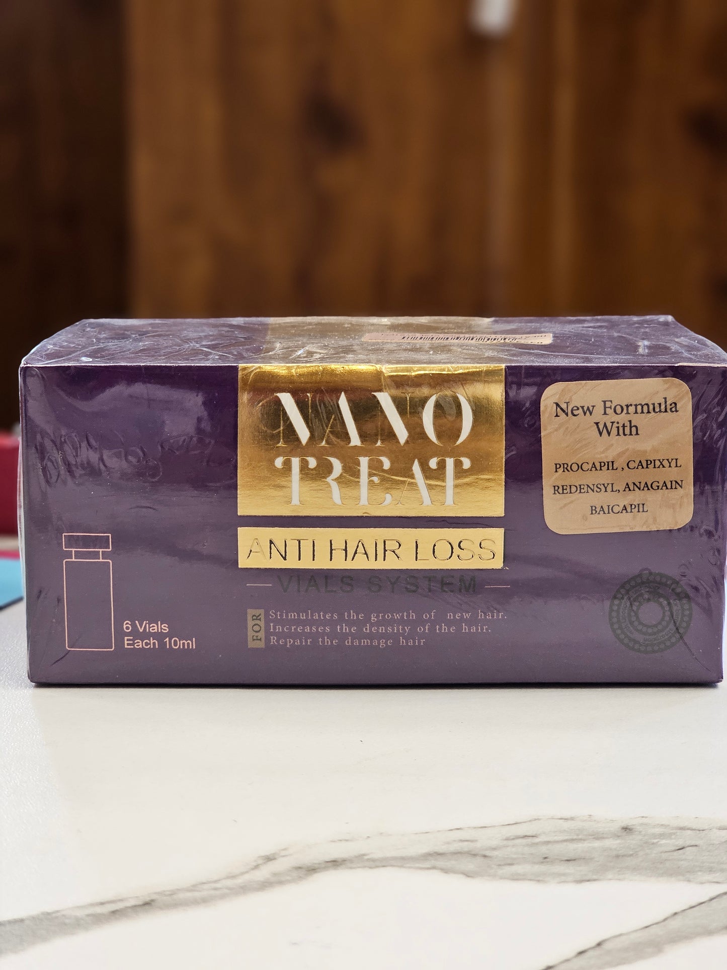 Nano Treat Anti Hair loss vials (6 vials each 10 ml )