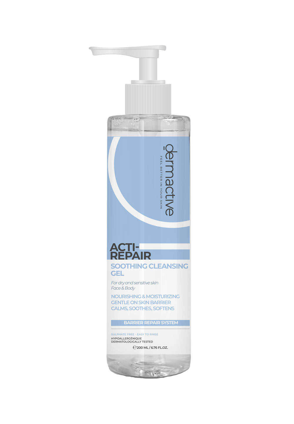 Dermactive acti-repair soothing cleansing gel 200 ml