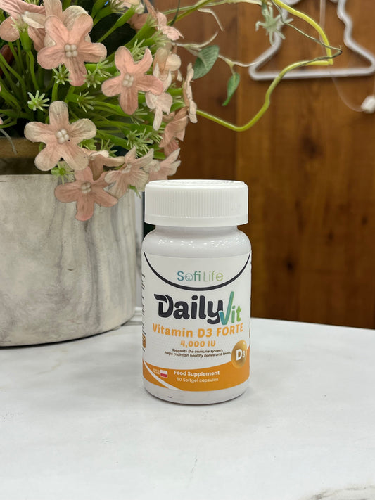 Sofi Life DailyVit Vitamin D3 Forte 4000 IU 60 Capsules