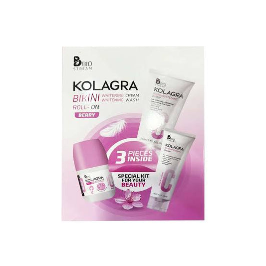 Kolagra wash + cream + roll on (3PCS OFFER)