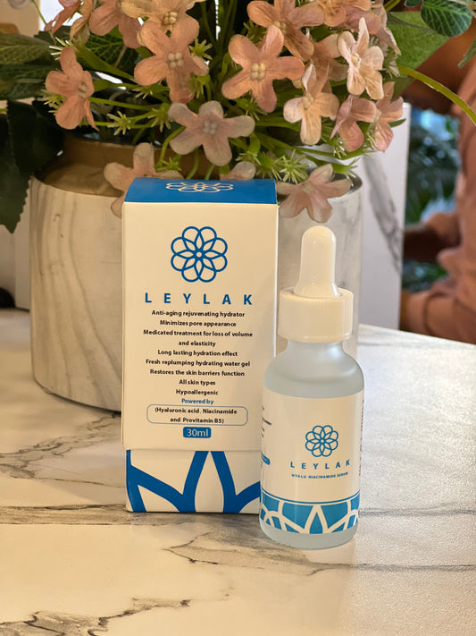 Leylak hyaluronic acid , niaciamide serum and provitamin B5 30 ml