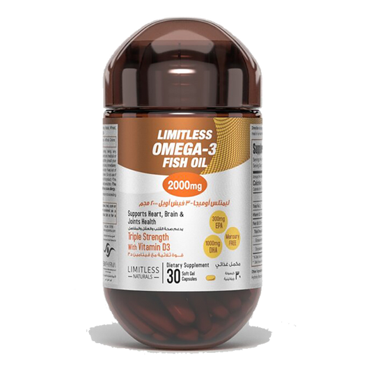 Limitless Omega 3 fish oil 2000 mg 30 cap