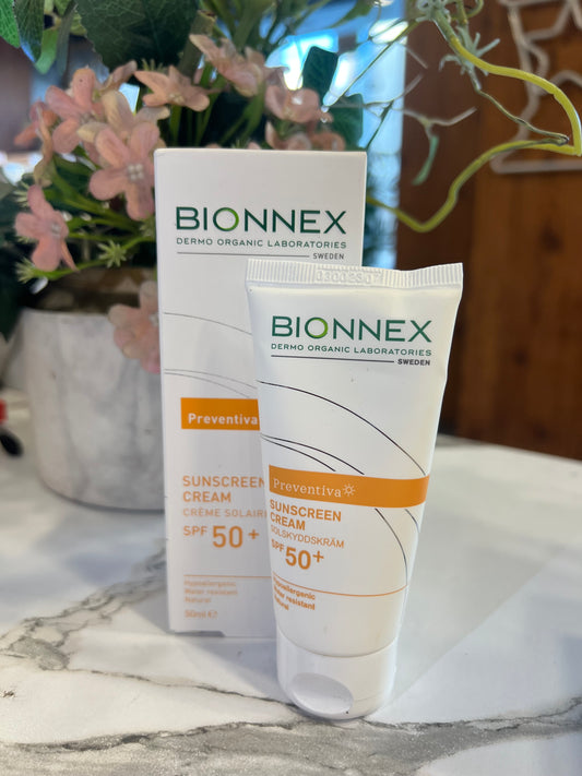 Bionnex preventiva sunscreen cream spf 50+ 50 ml