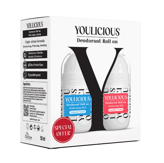Youlicious Deodorant Roll-on promo (naughty fruity+Natural touch)