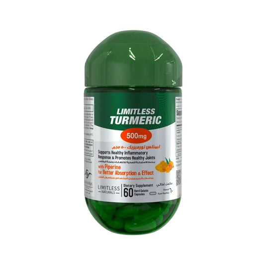 Limitless turmeric 500 mg 60 cap