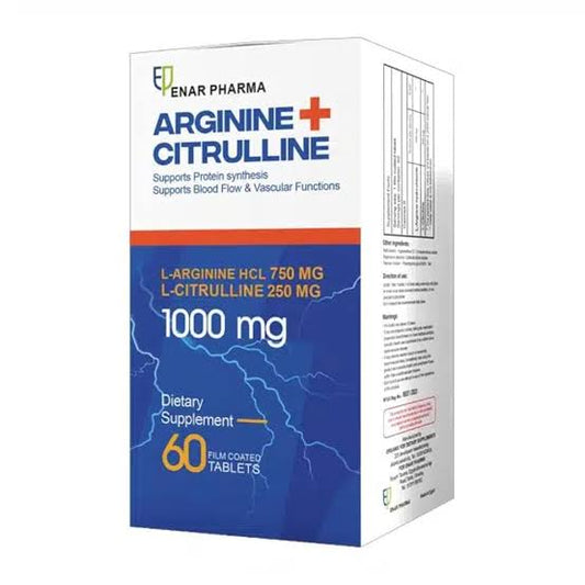 Arginine+ citrulline 1000 mg 60tab