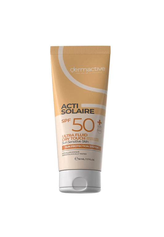 Dermactive acti-solaire Ultra fluid dry touch (light tinted) spf 50+ 50 ml