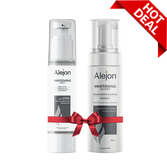 Alejon Whitening Cream 50ml & Whitening Cleanser 200ml Offer
