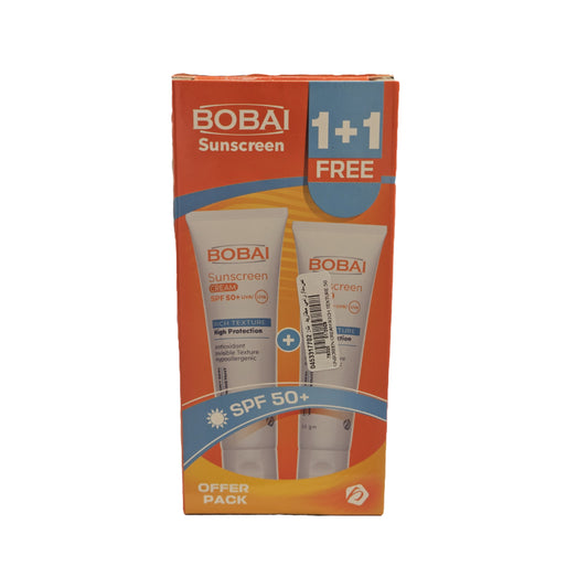 Bobai Sunscreen Cream Spf 50+ 50 gm (1+1) Offer