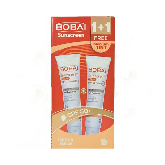 Bobai Sunscreen Tinted Cream Spf 50+ 50 gm (1+1) Offer