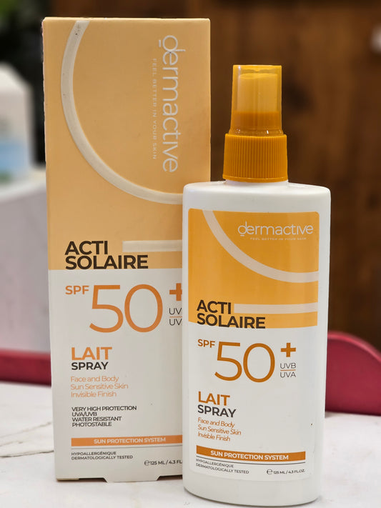 Dermactive acti-solaire Lait spray Spf 50+ 125 ml