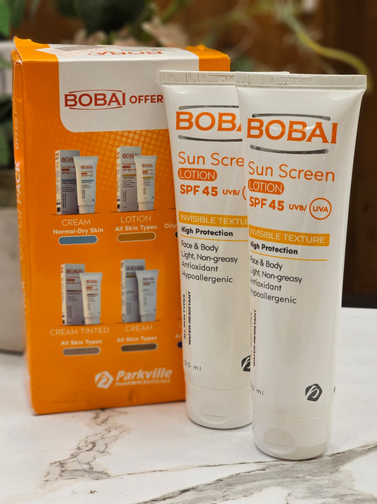 Bobai Sunscreen Lotion Spf 45 (1+1 ) Offer 120 ml