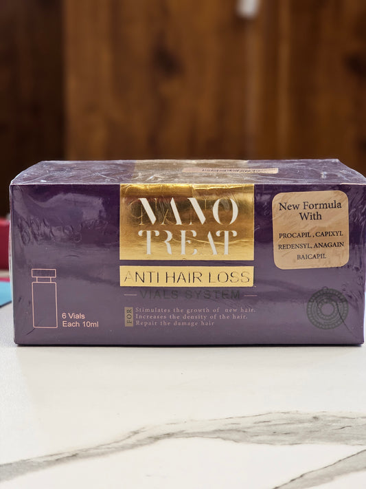 Nano Treat Anti Hair loss vials (6 vials each 10 ml )