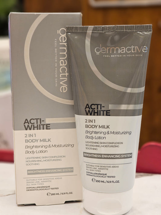 Dermactive acti-white 2 in 1 Body Milk 200 ml